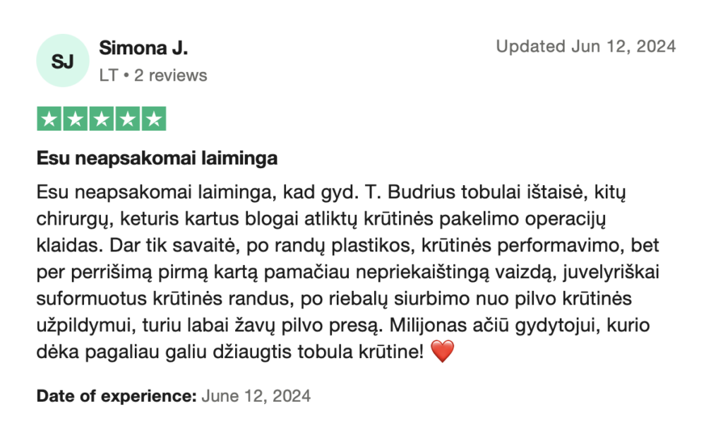 Tomas budrius antakiu pakelimas atsiliepimai